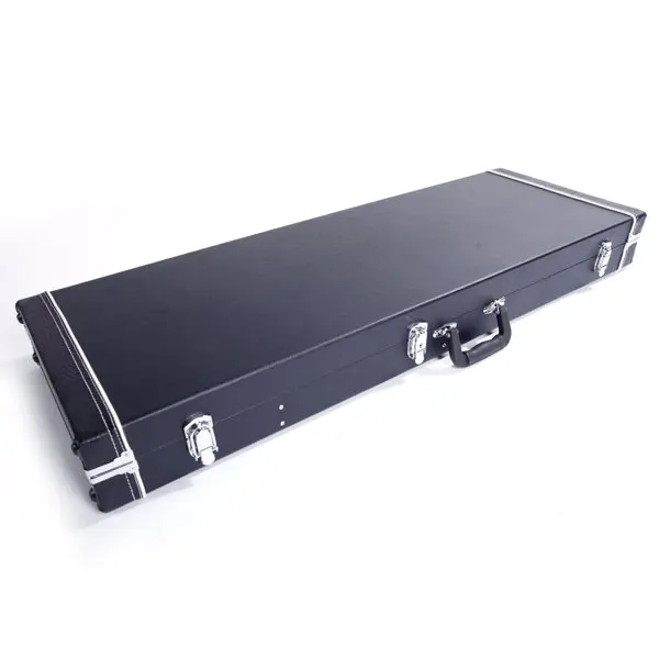 ST High Grade Electric Guitar Square Hard Case Microgroove Flat Black view 4