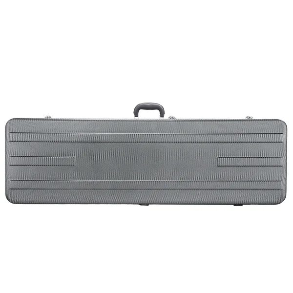 High Grade Electric Bass Guitar ABS Molded Hard Case Grayish Blue view 2