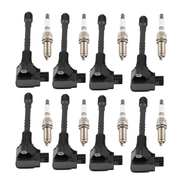 8X Ignition Coil + Spark Plugs fit for Infiniti QX56 QX80 Nissan Armada V8 5.6L 12V view 6