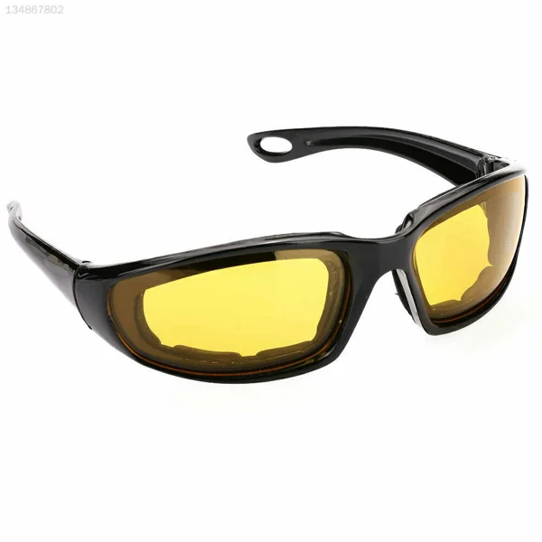 3 pairs Motorcycle Sports Biker Riding Glasses Wind Resistant Eye Protection Women Men Sports Goggles Cycling Glasses Sunglasses Gray/Clear/Yellow view 4