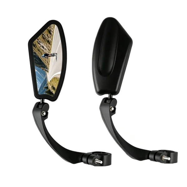 1 Pair Adjustable Bike Mirror HD Wide Angle Handlebar Mount Rear Bicycle View Mirrors (US Logistics only For USPS.TK/TMEU only For self-pickup) view 2