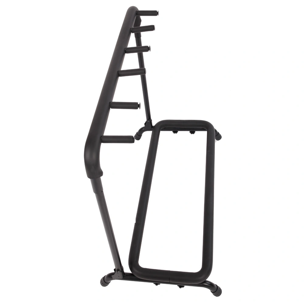 5-Slot Guitar Holder Rack Stand, Wall Mount, Black view 7