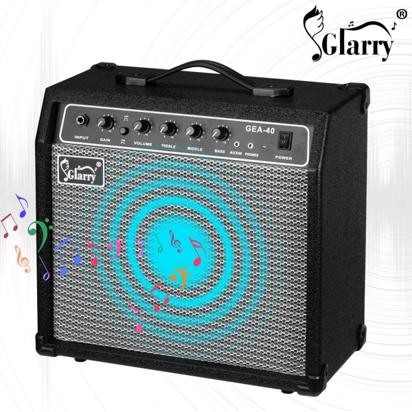 40W GEA-40 Electric Guitar Amplifier Black view 4