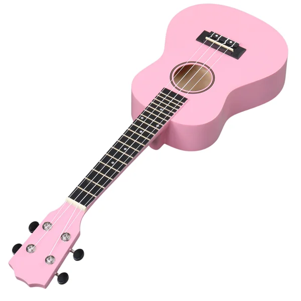 23in Linden wood body rosewood fingerboard ukulele, cotton bag, capo, strap, picks*2, tuner, Strings, Dust cloth view 4