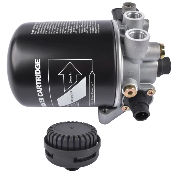 Air Dryer with Coalescing Cartridge 12V 100W for Volvo #21440978 4324252000 S4324252000 view 5