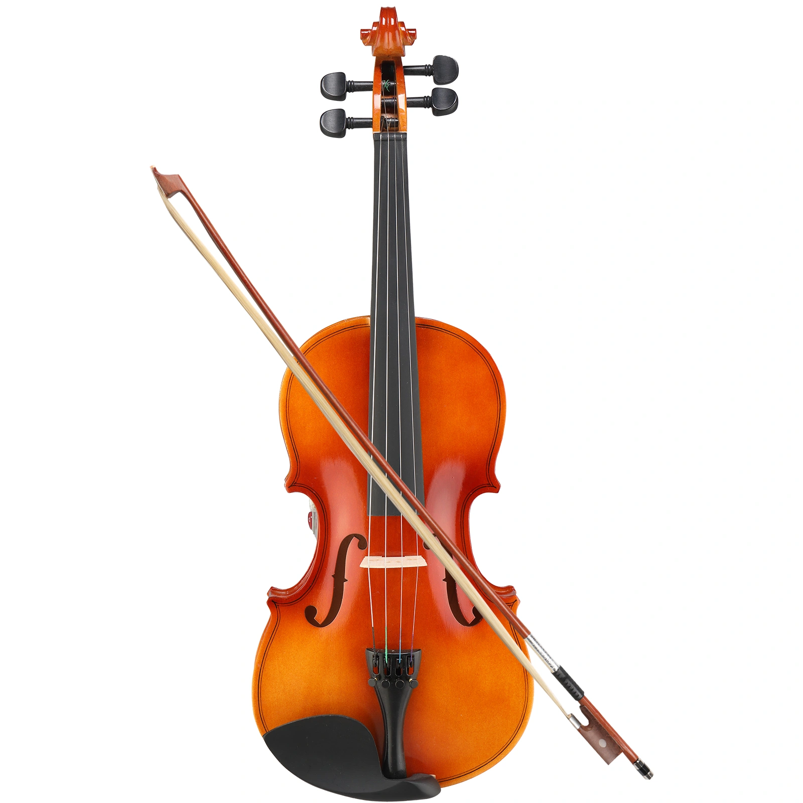 GV100 4/4 Acoustic Violin Kit with Hard Case, Bow, Rosin, Strings, Digital Tuner & Shoulder Rest - Natural Finish