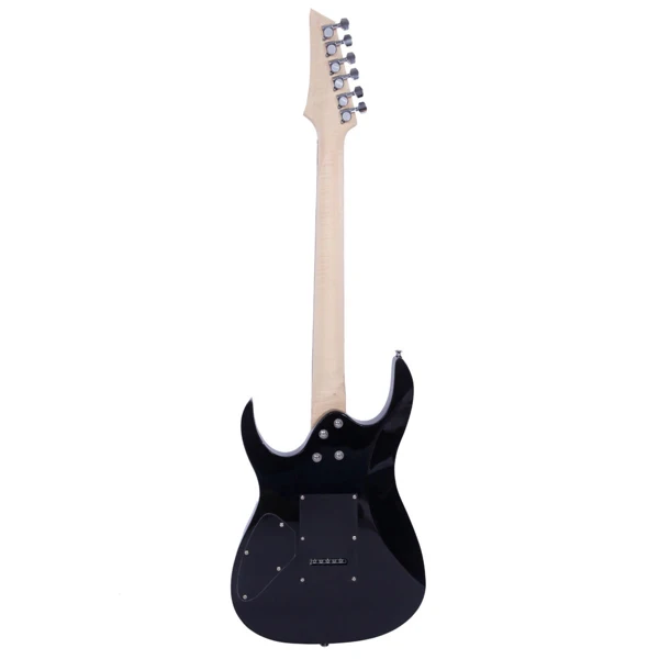 Novice Entry Level 170 Electric Guitar HSH Pickup Bag Strap Paddle Rocker Cable Wrench Tool Black view 4