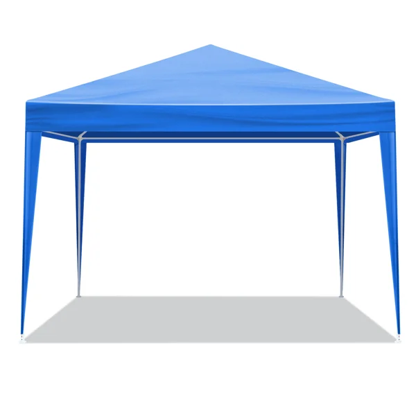 [Same Code:44225798]10'x10' Gazebo Waterproof Outdoor Canopy Patio Tent Party Tent for Wedding BBQ Cater, Blue view 4