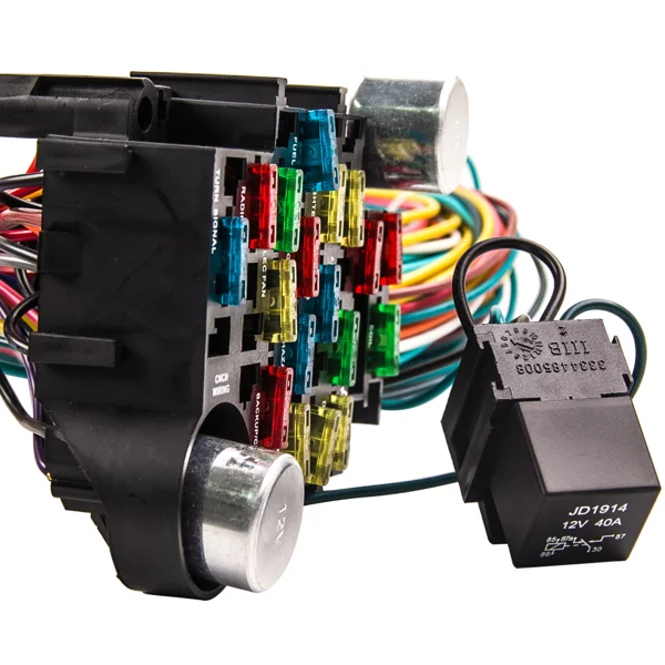 21 Circuit Universal Wiring Harness Wire Kit FIT for Chevy Chevelle 1964-1972 XL WIRES view 6