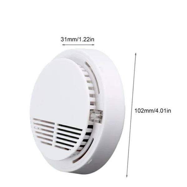 (8 Pack) Smoke Alarm Detector Home Fire Safety Sensor Alert Battery Included view 3