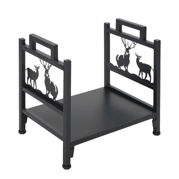 Single Layer Firewood Holder With Animal Pattern view 3