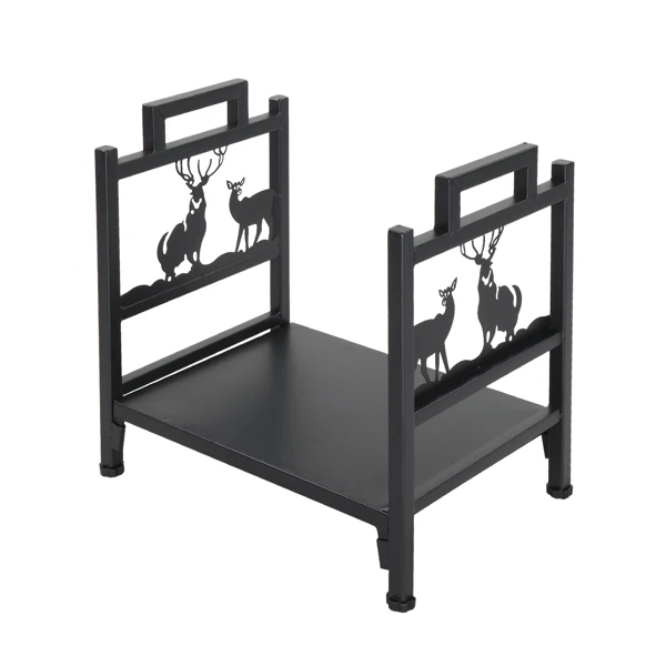 Single Layer Firewood Holder With Animal Pattern view 4