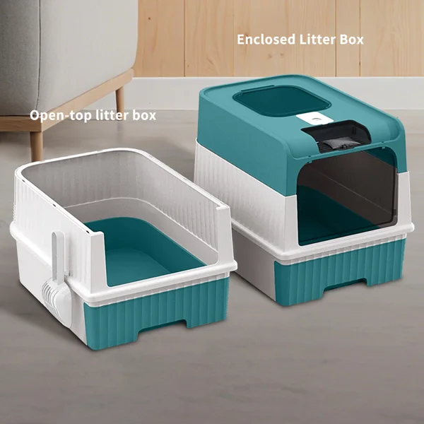 blueMagic Cube Intelligent Cat litter Box - Free Hands, Enjoy Pure Life | Automatic Cleaning, Silent Design, Preferred for Multi Cat Families view 5