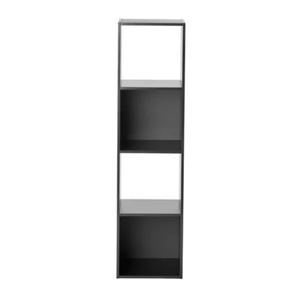4 Cube Vertical Storage Organizer, Black (Shipment from Walmart) view 3