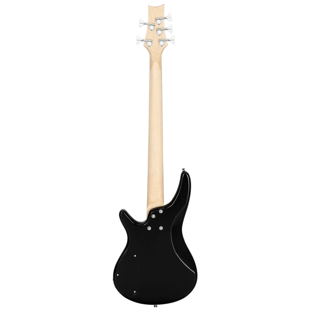 GIB 5-String Full-Size Electric Bass Guitar SS Pickups Amp Kit Sunset Color for Experienced Players view 6