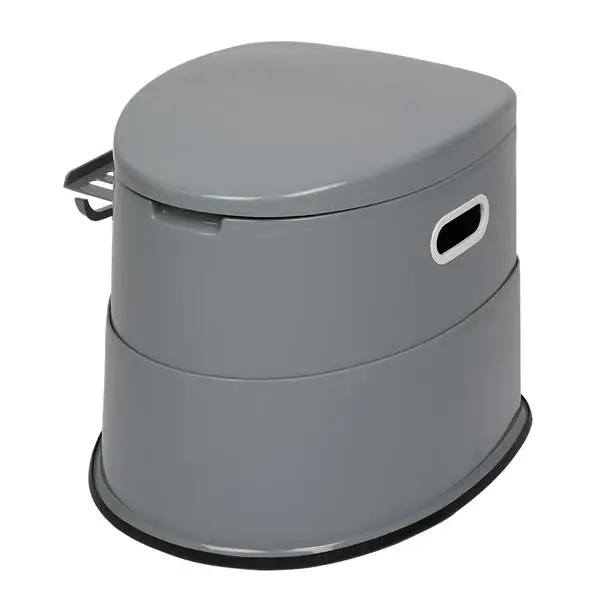 Portable Toilet with Non-slip Mat Grey view 5