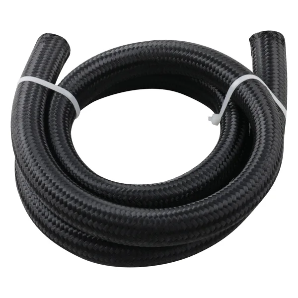 AN16 16AN AN-16 Nylon Steel Braided Oil Fuel Gas Radiator Line Hose 500psi view 2