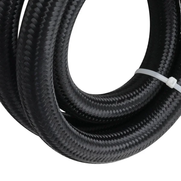 AN16 16AN AN-16 Nylon Steel Braided Oil Fuel Gas Radiator Line Hose 500psi view 5