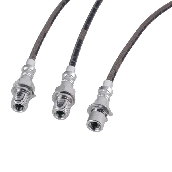 Stainless Steel Brake Lines Kit fit for Chevy GMC C10 K10 C15 K15 71-87 Lifted view 3