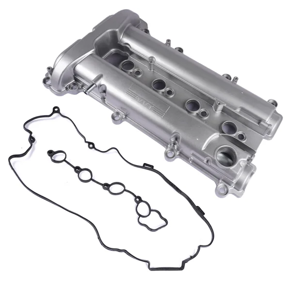 Engine Valve Cover with Gasket Fit for Chevy HHR 2006-2011 Cobalt 2006-2010 Pontiac Solstice 2006-2009 Silver 1Pc view 3