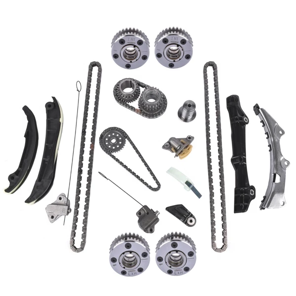 Timing Chain VVT Gear Kit Fits Chrysler Town & Country Dodge Jeep Ram 1500 3.6L 5184356AE 05184356AD 05184357AE view 2