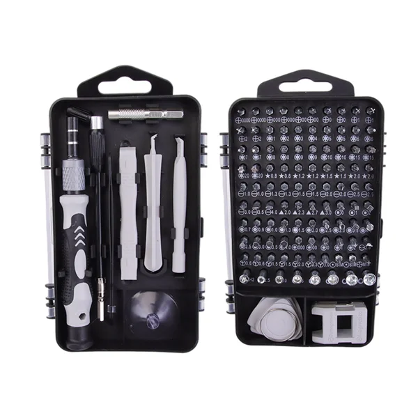 115-in-1 Mini Magnetic Precision Screwdriver Set, suitable for repairing computers, mobile phones, and electronic products.