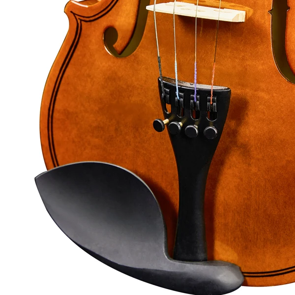 Brand new 1/4 acoustic violin with Hard Case,Violin Bow,Shoulder Rest,Rosin,Extra Strings and Sourdine view 4