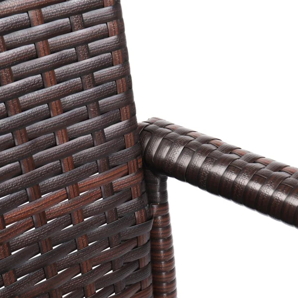 2pcs High Bar Chair Brown Gradient view 6