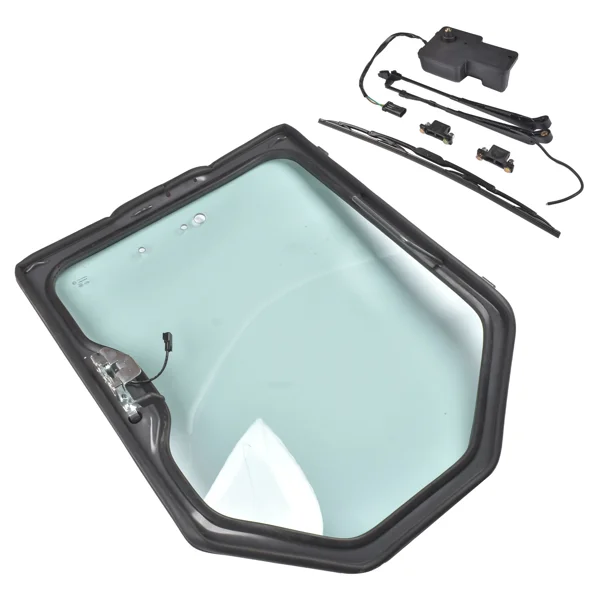 Front Door Frame & Window Assembly with Wiper + Motor Replacement for Bobcat S130 S150 S160 S175 S185 T110 T140 T180 T190 T200 view 4