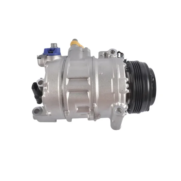 A/C Compressor w/ 4-Groove Clutch Replacement for BMW 550i 650i 750i 750Li M5 M6 X1 X3 X4 X5 X6 64509154072 view 2