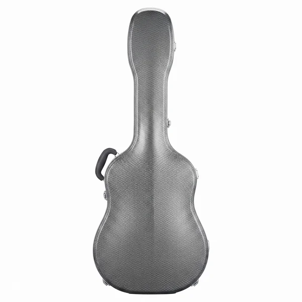 41" Folk Guitar ABS Molded Carrying Case Fits Most Acoustic Guitars Microgroove Grayish Blue
