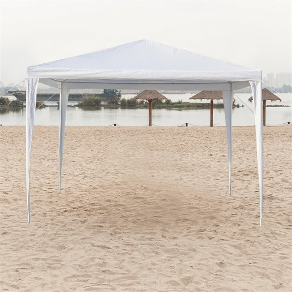 3 x 3m Three Sides Waterproof Tent with Spiral Tubes White view 6