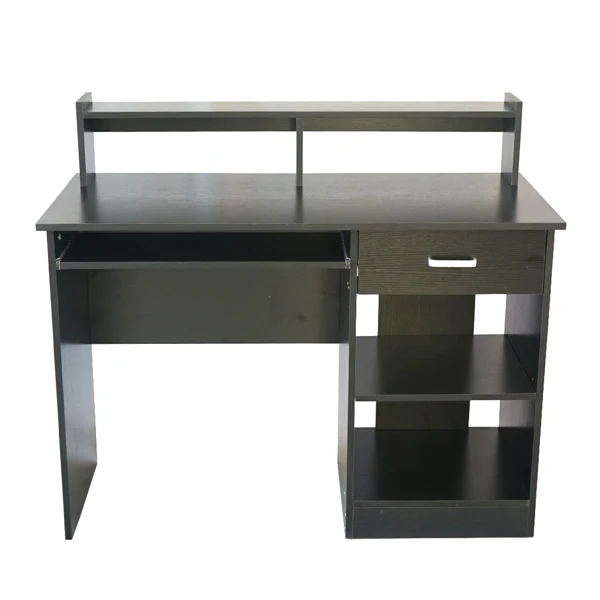 General Style Modern E1 15MM Chipboard Computer Desk Black view 3