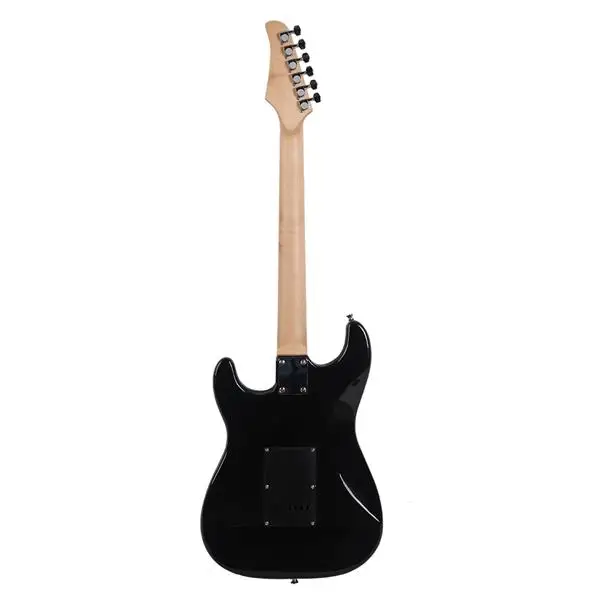 ST Stylish Electric Guitar with Black Pickguard Black view 6