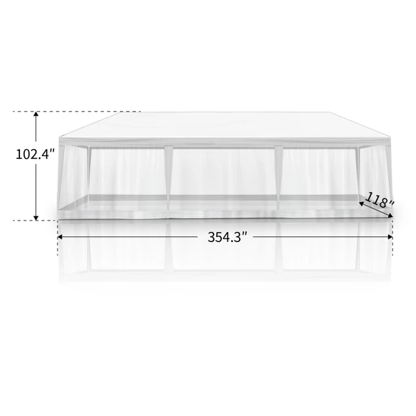 10X30FT Mesh Party Tent view 2