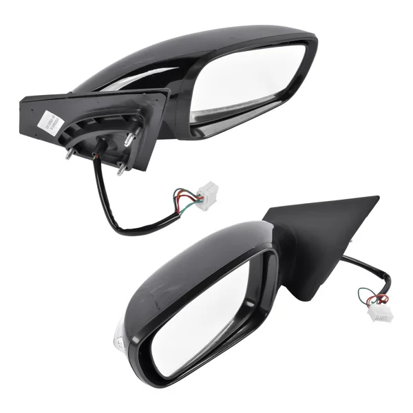 2x Power Mirrors Manual Folding & Heated & Turn Signal Fit for Hyundai Sonata 2.0L 2.4L 2011-2014 876103Q110 876203Q110 view 2