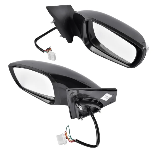 2x Power Mirrors Manual Folding & Heated & Turn Signal Fit for Hyundai Sonata 2.0L 2.4L 2011-2014 876103Q110 876203Q110 view 3