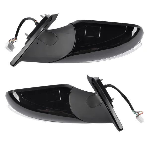 2x Power Mirrors Manual Folding & Heated & Turn Signal Fit for Hyundai Sonata 2.0L 2.4L 2011-2014 876103Q110 876203Q110 view 4