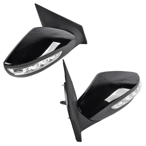 2x Power Mirrors Manual Folding & Heated & Turn Signal Fit for Hyundai Sonata 2.0L 2.4L 2011-2014 876103Q110 876203Q110 view 6