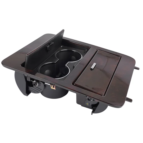 New Console Cup Holder Woodgrain Fits for Cadillac Escalade Chevrolet Suburban Silverado GMC Yukon Sierra 1500 2500HD 3500HD 2007-2014 23164631 20811675