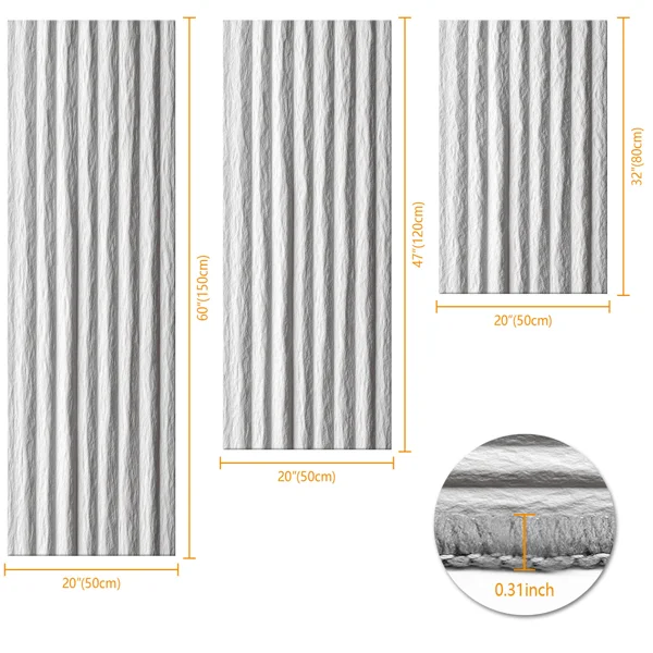 Three-piece kitchen rug set, non-slip and washable, abstract pattern kitchen hallway rug, soft and comfortable, suitable for sinks, floors, entrances, hallways and bathrooms. view 4