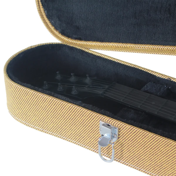 [Replace 27413300] Hard-Shell Electric Guitar Case for GLP Style Electric Guitar Bulge Surface Yellow view 3