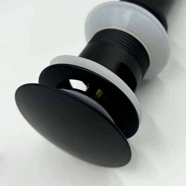 Bathroom Sink Drain with Overflow, Vessel Sink Lavatory Vanity Pop Up Drain Stopper, 304 Stainless Steel view 4