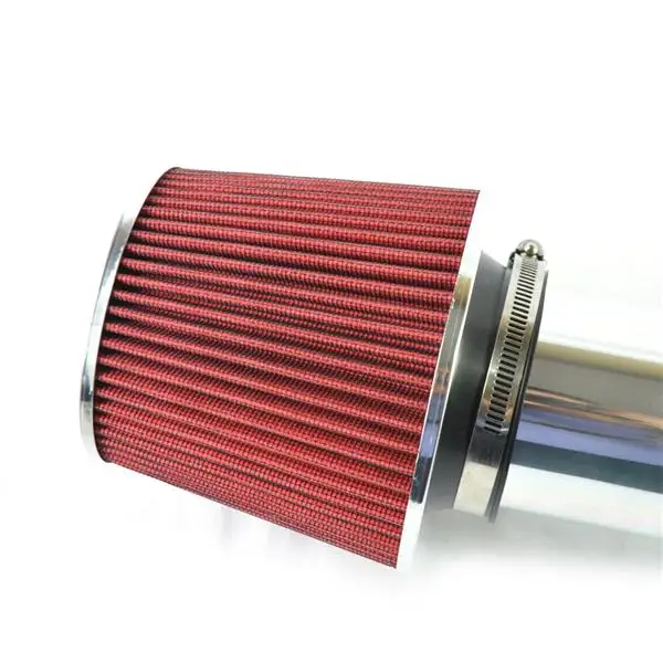 Intake Pipe with Air Filter for Chevrolet/GMC 1988-1995 V8/V6 4.3L/5.0L/5.7L Red view 4