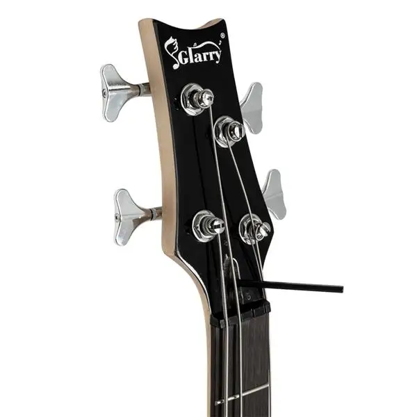 GIB Electric Bass Guitar Full Size 4 String Black view 4