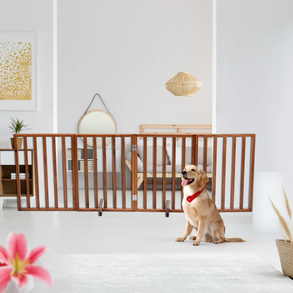 The Wooden Dog Fence Brown view 6