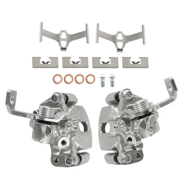 Rear Brake Calipers w/ Bracket fit for Honda Civic del Sol 1993-1997 19B1557 19B1556 view 6