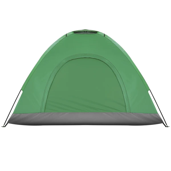 3-4 Person Camping Dome Tent Army Green view 2