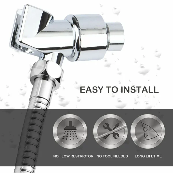3 Spray Settings High Pressure Shower Head Spray W/ 1.5M Hose Set (US Logistics only For USPS.TK/TMEU only For self-pickup) view 5