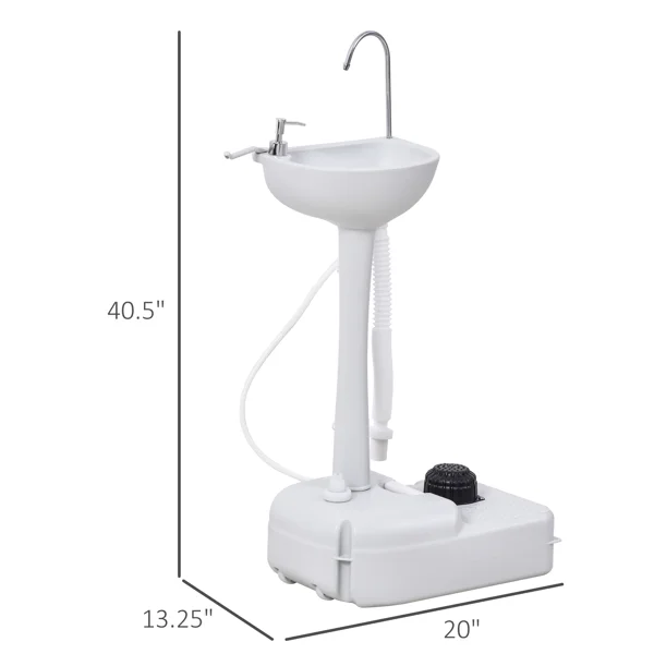 Portable camping sink view 2